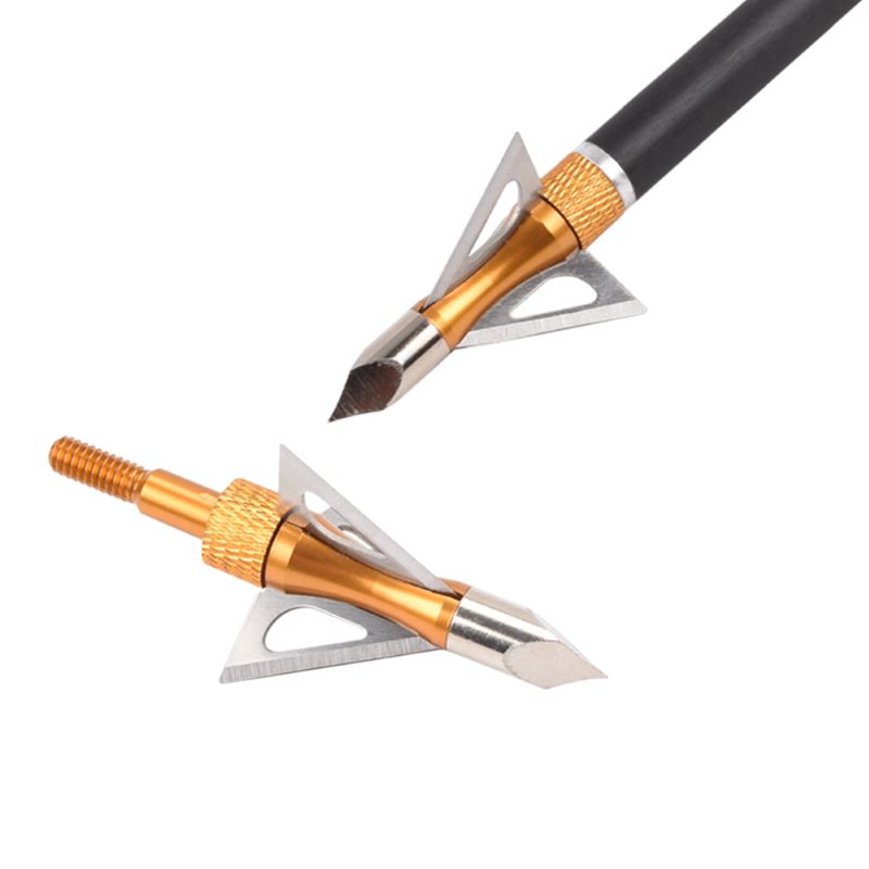 Nika boogschieten 15B030 100 graan roestvrijstalen broadheads boogschieten kruisboog bout jacht