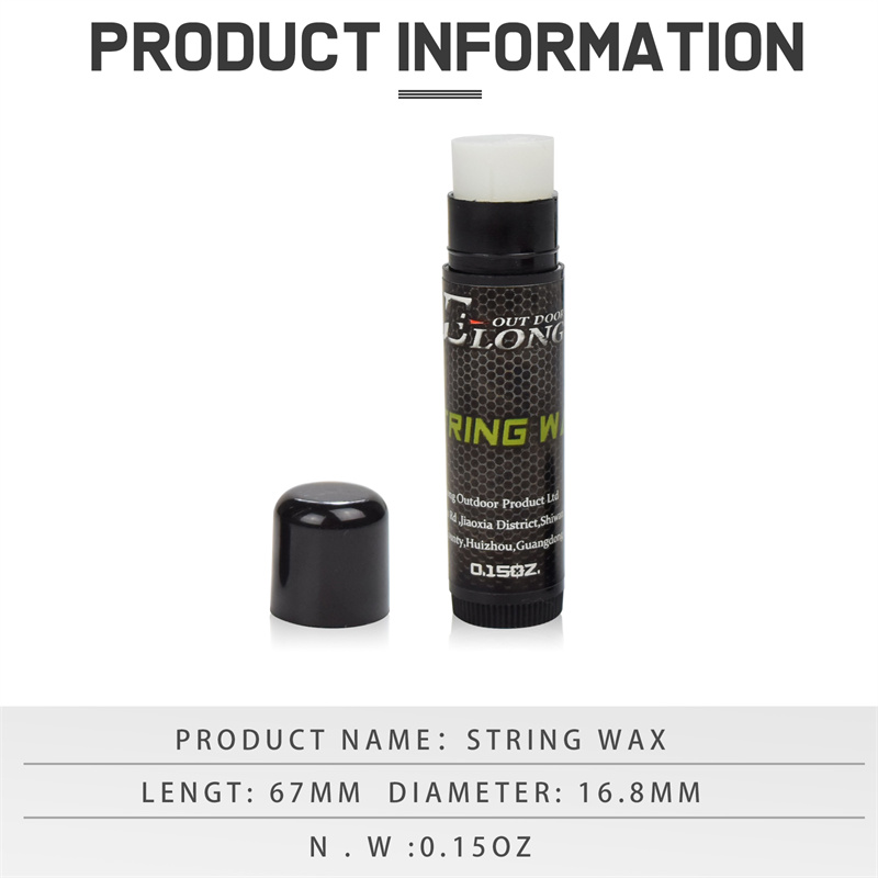 Elong Outdoor 28002 Bow String Wax Snaren Bescherming Waterdichte boogschieten Bowstring Wax verminderen wrijving en het voorkomen van rafelen