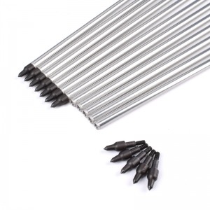 Elong Outdoor 113149-01 30 inch Aluminium pijl Turkije Veer Boogschieten Schietpraktijk