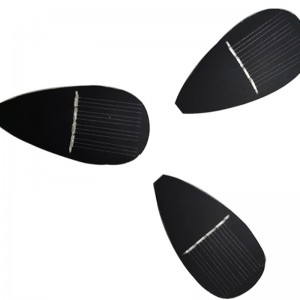 Aangepaste drop-vormige kleine maat Onregelmatige bladvorm zonnepaneel draagbaar off-grid Mini Home Solar Power Panels voor huis