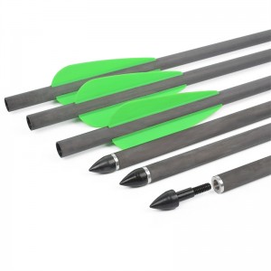 Elong Outdoor 113003-02 Airgun 26.37inch Carbon Bolt plastic vaan boogschieten kruisboog pijl schieten