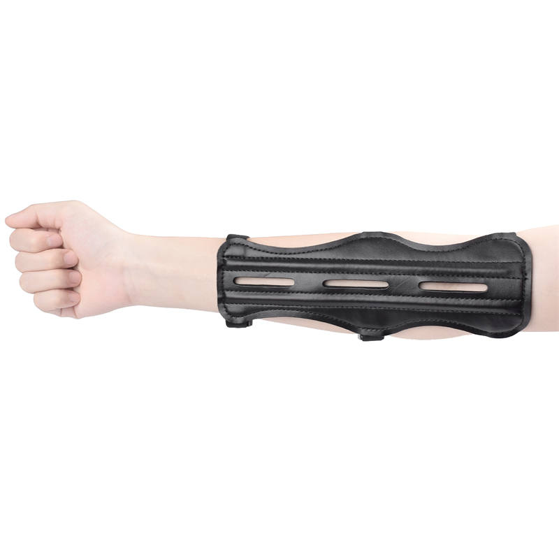 Elong Outdoor 44AG01 8.5 inch armbeschermer Verstelbare dubbelzijdige boogschieten voor armbescherming