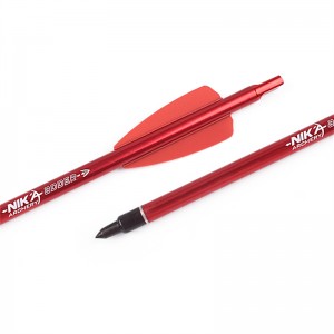 Nika boogschieten 113173-02 7.5 inch aluminium kruisboogbout voor Cobra Adder/R9/RX kruisboogjacht