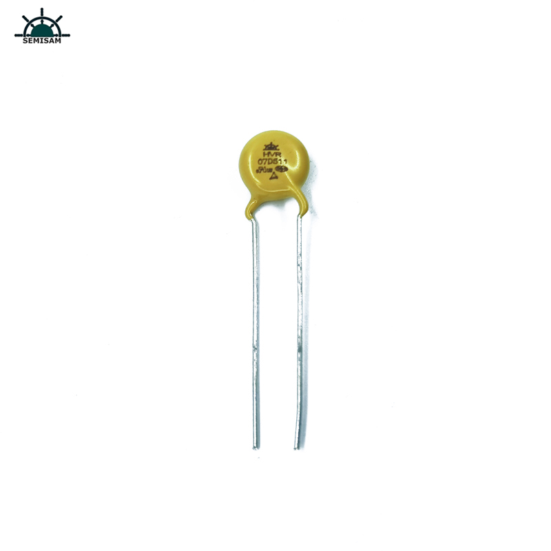 Originele fabrikant lange lead, geel silicium MOV 7D511 510V 7mm weerstand MOV-varistor