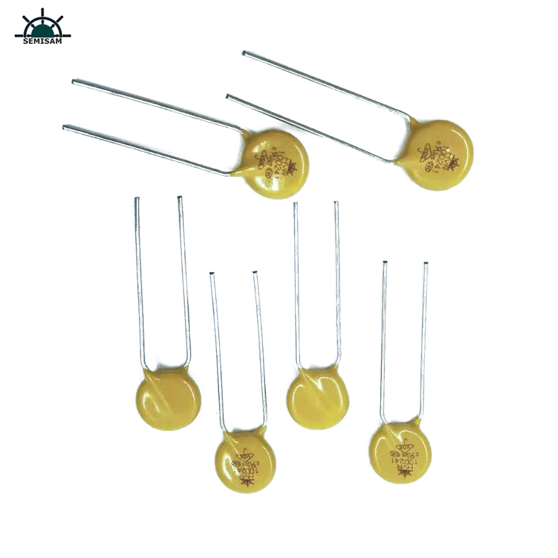 China Weerstand Leverancier Goede Kwaliteit Gele Silicon 10D241 Diameter 10mm Metal Oxide Varistor Mov voor PCB PCBA