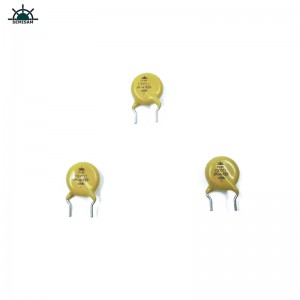 China Originele fabrikant passieve elektronicacomponenten, geel MOV 10mm HVR10D511K Zinkoxide-varistor