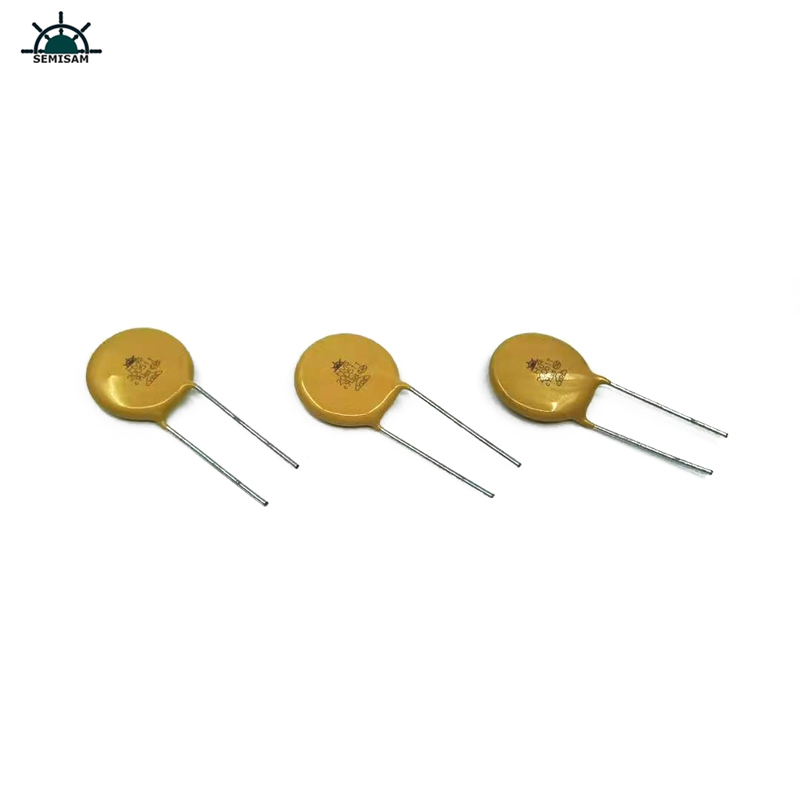 China ODM Electronics Components, Gele MOV 20mm HVR20D511K Zinkoxide-varistor voor voedingsapparatuur