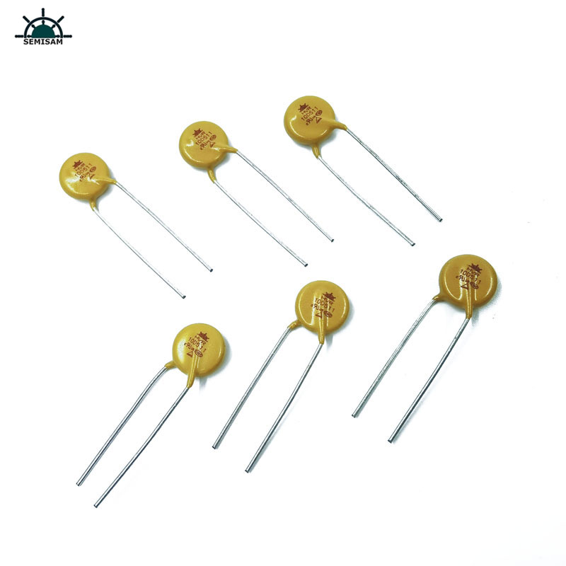 China Fabrikant Weerstand Leverancier Geel Silicon 10D511 Diameter 10mm Zinkoxide MOV-varistor voor voeding