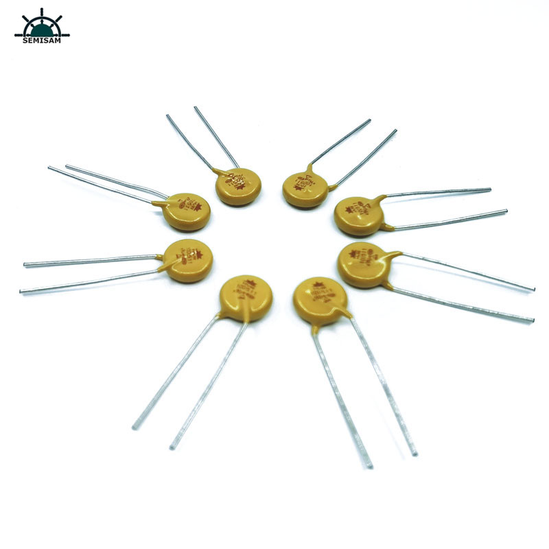China Fabrikant Weerstand Leverancier Geel Silicon 10D511 Diameter 10mm Zinkoxide MOV-varistor voor voeding