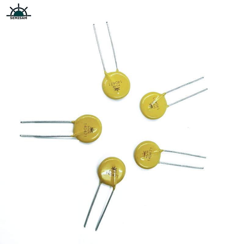 China Electronics Componenten, geel MOV 14mm 14D471 470V Varistor ZOV Intestrial Varistor