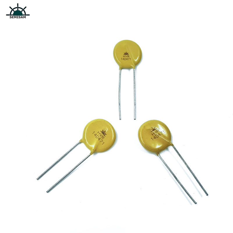 China Electronics Componenten, geel MOV 14mm 14D471 470V Varistor ZOV Intestrial Varistor