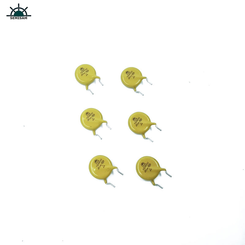 China Electronics Componenten, geel MOV 10mm 10D561 560V ZOV Varistor MOV voor overbelastingsbeveiliging