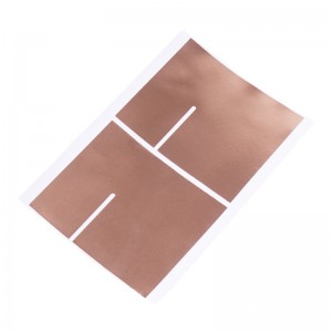 EMI-afscherming isolatieblad koperen folie bedekt PP isolerende bladafscherming materiaalvorming levering