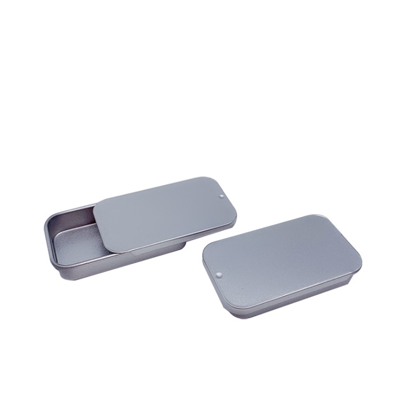 Rechthoekige tindoos (60 mm * 30mm * 11mm) schuifdoos