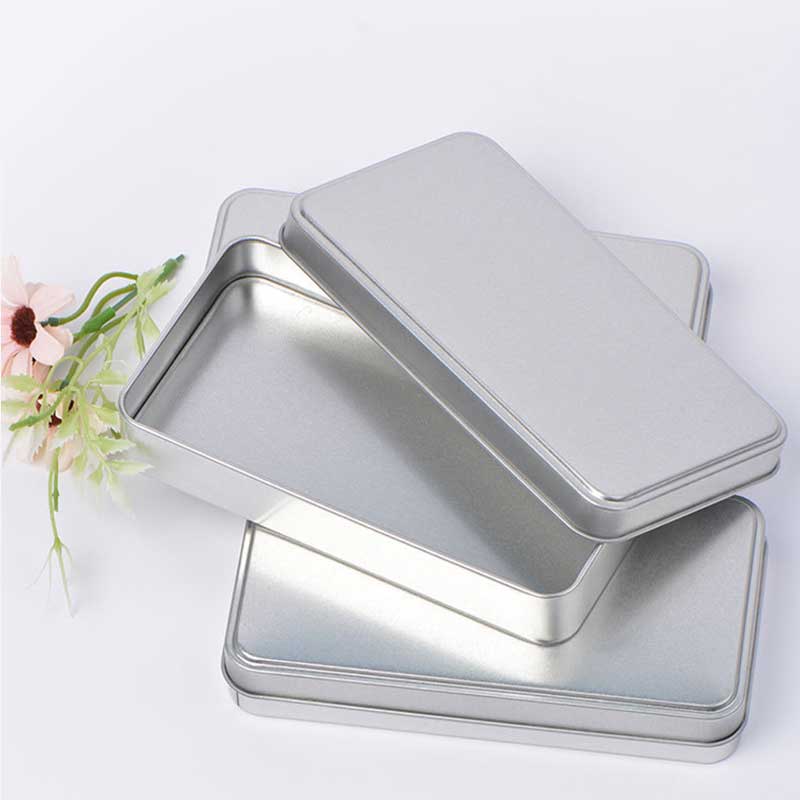 Oogschaduw Gift Metalen Doos Cosmetische Borstel Tin Box 150 * 80 * 25mm