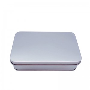 Frosted Tinplate box elektronische product verpakking metalen doos 135 * 80 * 35mm