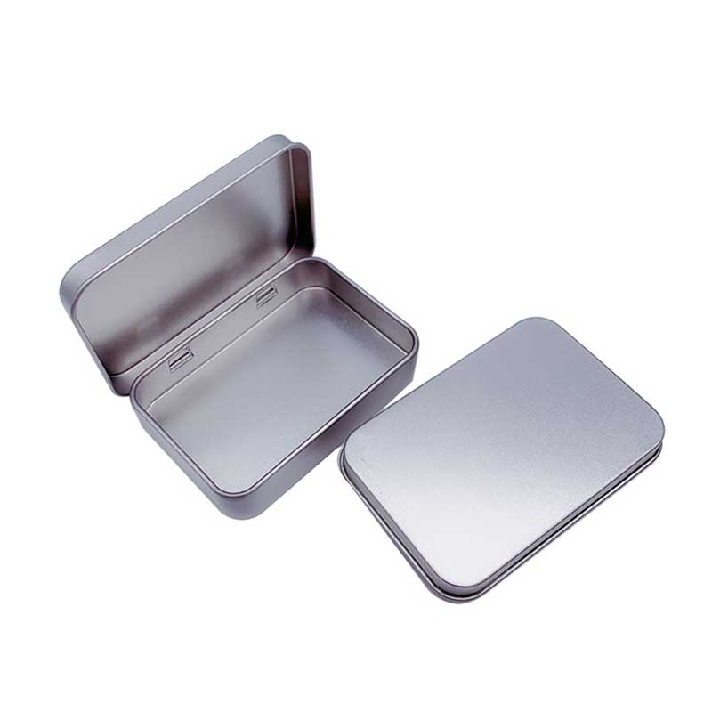 Badge met deksel blikje doos mat small tin doos 87 * 60 * 18mm