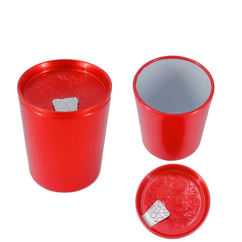 Snoep metalen verpakkingsdoos Eenvoudig te dragen thee kan 45 * 60 mm