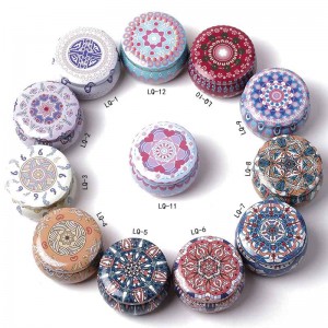 Candle Jar Frosted Metal Can Candy Packaging Tin CAN 77 * 50mm