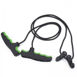 NIKA BOCKERY 454012 Crossbogen Touw Dubbele Handvat voor Boogschieten Compound Bow Shooting Crossbogen Touw Cocker Aid Cocking String Tool