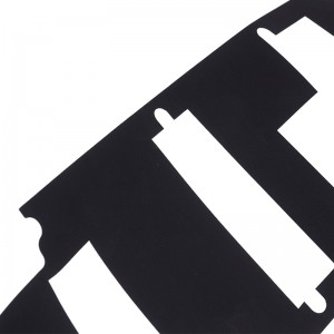 Vlamvertragend en gemakkelijk te vouwen PP-isolerende plaat 0,25 mm vermogen isolerende pakking zwart 3716 isolerende plaat