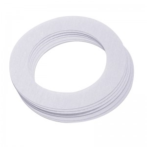 Dongguan BOPU groothandel DM isolerende papier witte isolerende pakking 0,2 mm ronde dunne isolerende papier