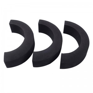 Schokabsorberende EVA heteroseksuele materiaal vlamvertragend zwart Dongguan-schuim Eva heteroseksueel materiaal gieten