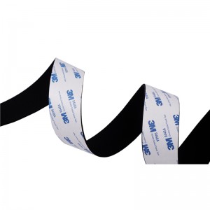 BOPU levert verzegeld open-cel EPDM-schuim 3mm zwart schokabsorberend schuim kan in stroken van schuim worden gesneden