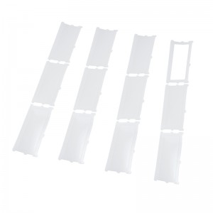 BOPU levert waterdichte siliconen pad, transparante schakelvoeding siliconen pakking, afdichting geluid isolatie siliconen pad