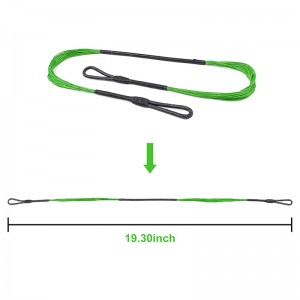 Elong Outdoor 280046-03 19.3inch 20 Strands Kruisboog String Fluorescerend groen voor Cobra System Adder/R9