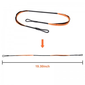Elong Outdoor 280046-01 19.3inch 20 Strands Kruisboog String Oranje voor Cobra System Adder/R9