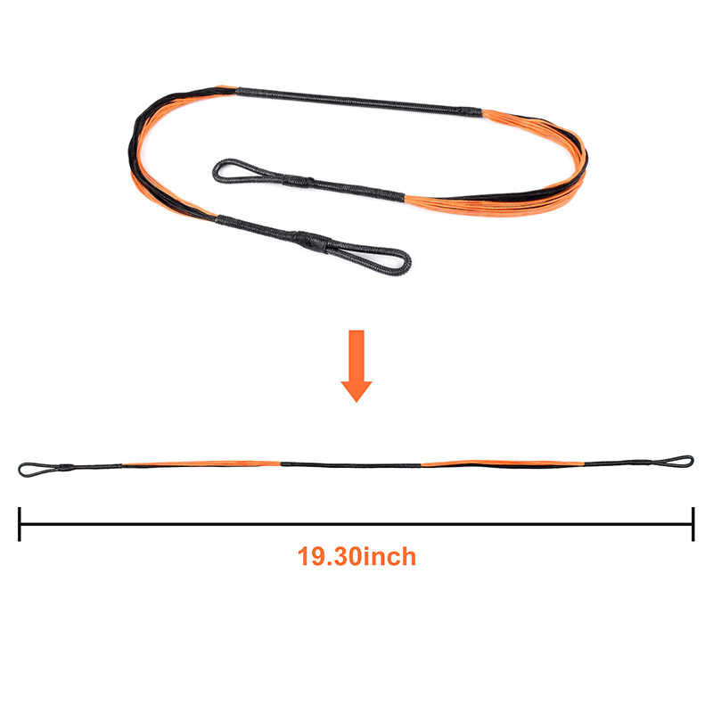Elong Outdoor 280046-01 19.3inch 20 Strands Kruisboog String Oranje voor Cobra System Adder/R9