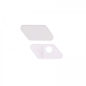 ELOND OUTDOOR 25AR05 RH Transparante witte Plastic pijl rust voor recurve boog