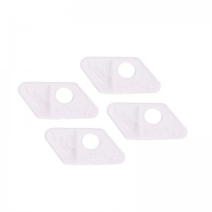 ELOND OUTDOOR 25AR05 RH Transparante witte Plastic pijl rust voor recurve boog