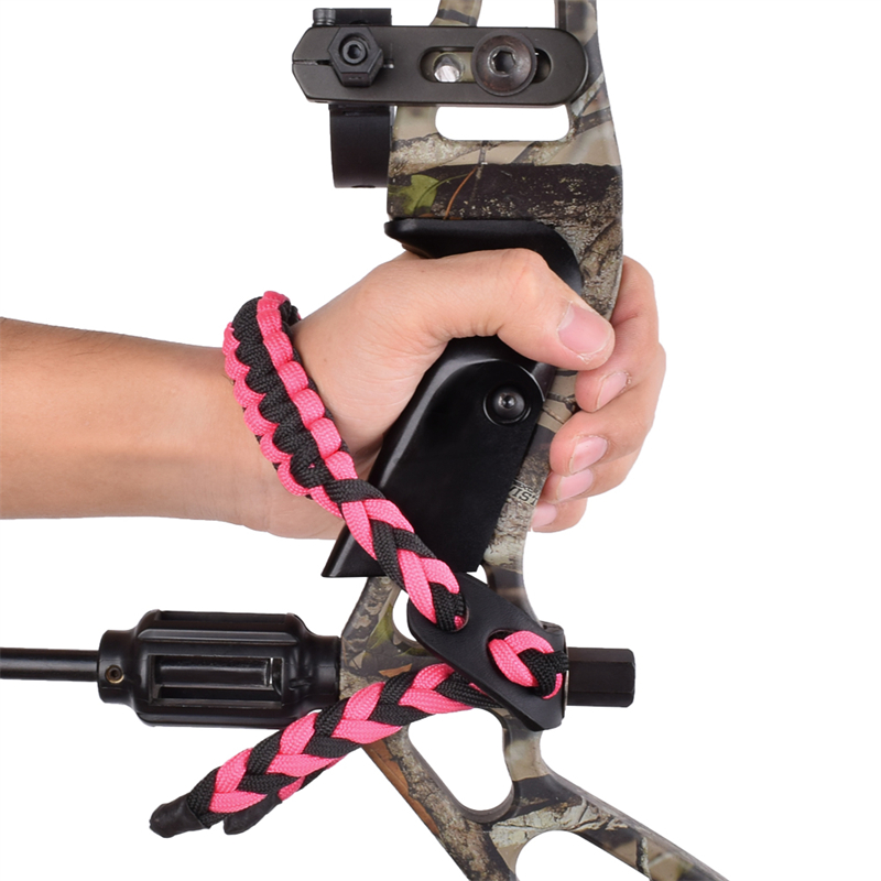Elong Outdoor 470014 Pols Sling Leren metalen Grometroze voor boogschieten samengestelde boog schieten