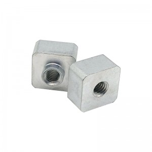 Vierkante roestvrij messing aluminium titanium onderdelen CNC draaien onderdelen CNC draaien mechanische component studs