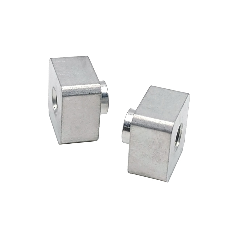Vierkante roestvrij messing aluminium titanium onderdelen CNC draaien onderdelen CNC draaien mechanische component studs