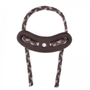 ELONG OUTDOOR 470011 POLS SLING Leer metalen gromzet Grijze kleur voor boogschieten samenstelling boog schieten