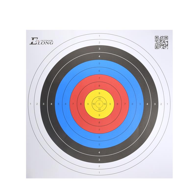 ELONG OUTDOOR 41TF01 60 * 60 CM Doel Gezichtspapier voor Boogschieten Practice Target Shooting
