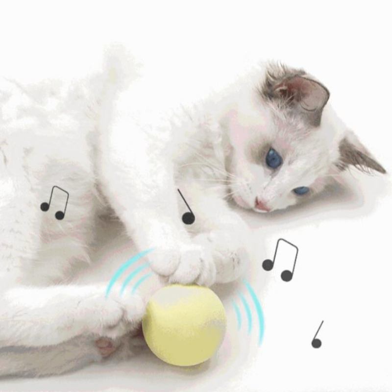 Amazon \\'s New Pet Gravitational Call Ball Cat Self-Hey Anti-Boring Benodigdheden Tease Cat Stick Mint Ball Sound Toy
