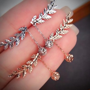 Tuochen-sieraden Custom 18K Rose/yellow Gold Fashion Earring Hoops Set voor Gift