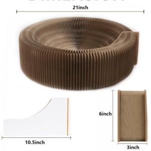 Gegolfd Pet Scratch Board Slijpklauwen Speelgoed Golfdocument Kat Nest