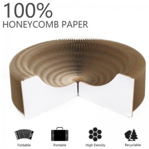 Gegolfd Pet Scratch Board Slijpklauwen Speelgoed Golfdocument Kat Nest