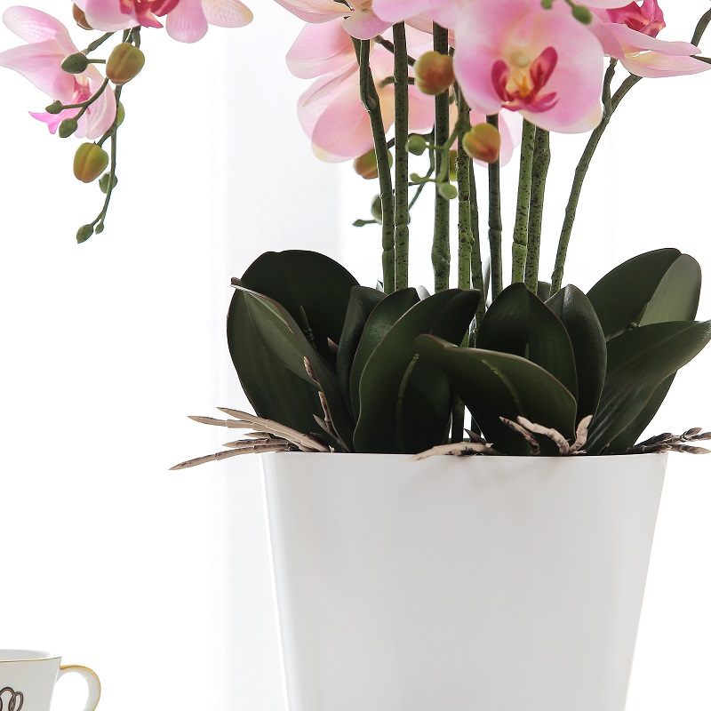 Echte raakt ingemaakte kunstmatige orchidee te koop