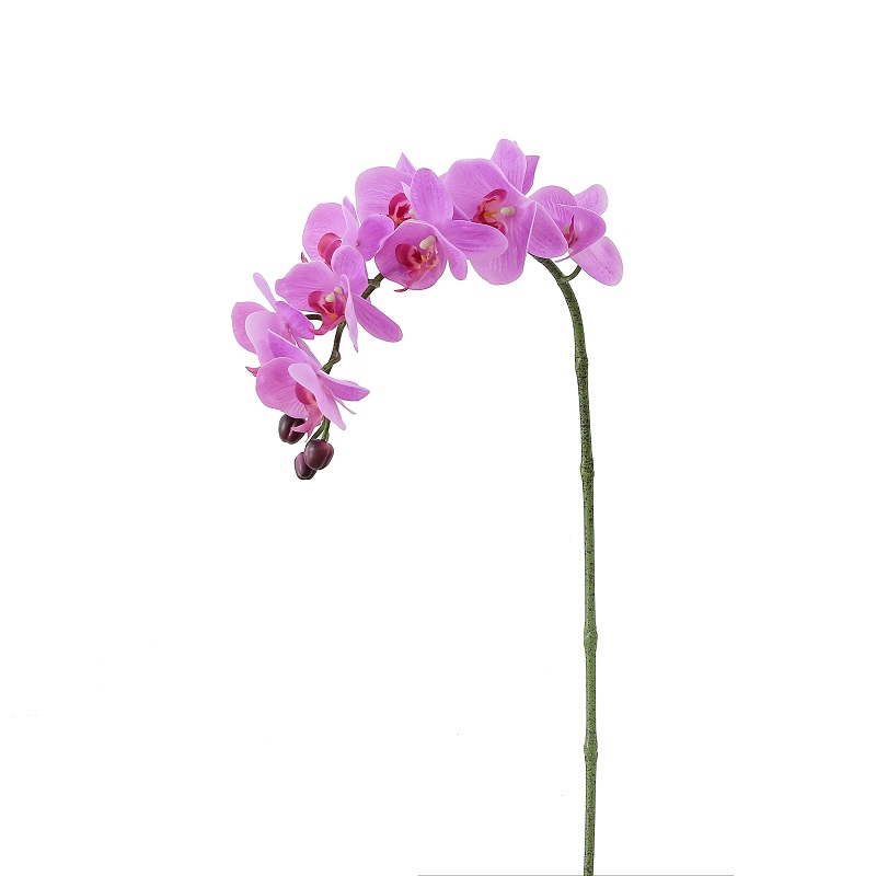 Hoge kwaliteit echt geraakte enkele tak kunstmatige orchidee om te verkopen
