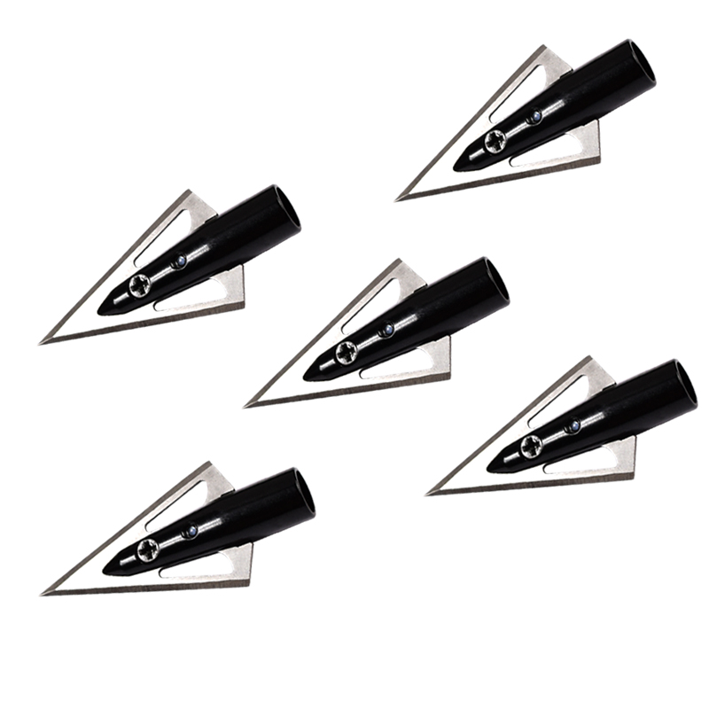 NIKA Boogschieten 15B004 3 Blade 125 graanbroadheads voor boogschieten kruisboogbout pijlen schroef tips jagen