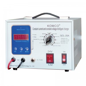 KOMCO-batterijlader, 12v/24V/36V/45V/60v/72V spanning en huidige aangepaste, auto-oplader en onderhouder voor auto, vrachtwagen, golfkar, grasmaaier, marine, boot, sneeuwscooter, ATV, RV, SLA AGM GEL CE EFB