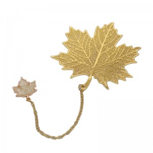 Promotionele messing bladwijzers reclame goud uitgeholde logo souvenir metalen bladwijzer