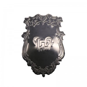 Metalen gouden geanodiseerde aangepaste aluminium parfumsticker