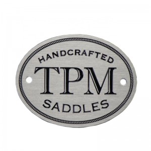 Yongfu-hardware aangepaste messing lege typeplaatje zuur geëtste kopernaamplaat